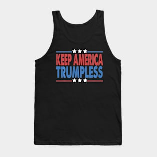 Keep America Trumpless 2024 Patriotic Democracy Trumpless Tank Top